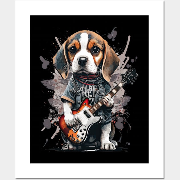 Beagle Rocker Wall Art by JayD World